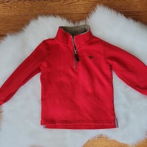 Carter's Half Zip Fleece Pullover Red, 4T